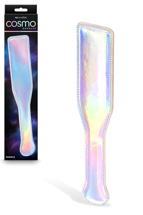 Cosmo Bondage - 12.1" Holographic Rainbow Paddle