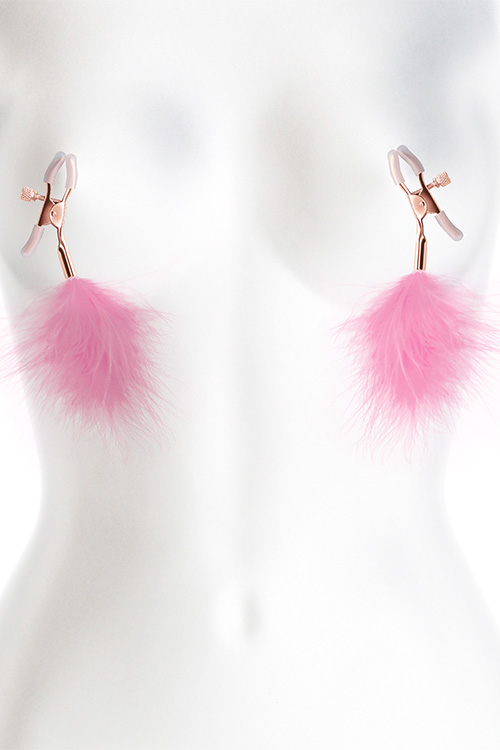 nsnovelties Bound Adjustable Feather Nipple Clamps