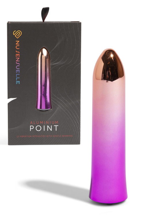 3.5" Point Ombre Powerful Metal Vibrator
