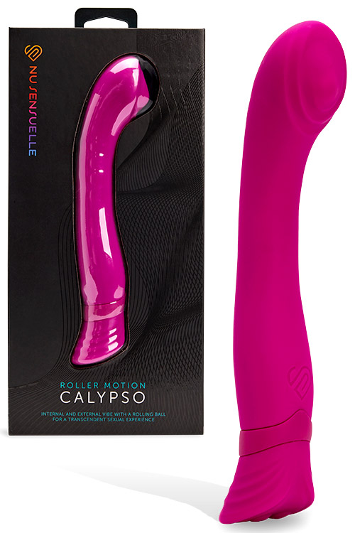 NU Sensuelle Calypso 9.1&quot; Roller Motion G Spot Vibrator