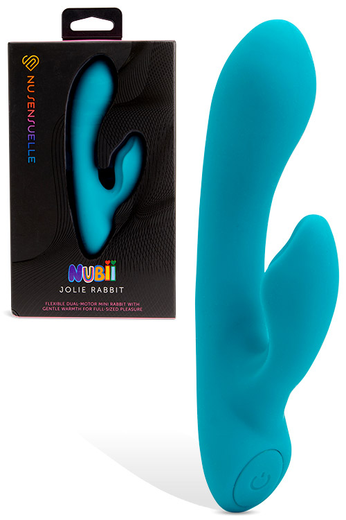 NU Sensuelle Jolie Nubii 5.9&quot; Mini Heated Rabbit Vibrator