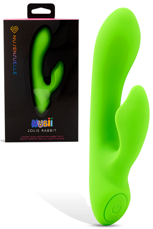 NU Sensuelle Jolie Nubii 5.9&quot; Mini Heated Rabbit Vibrator