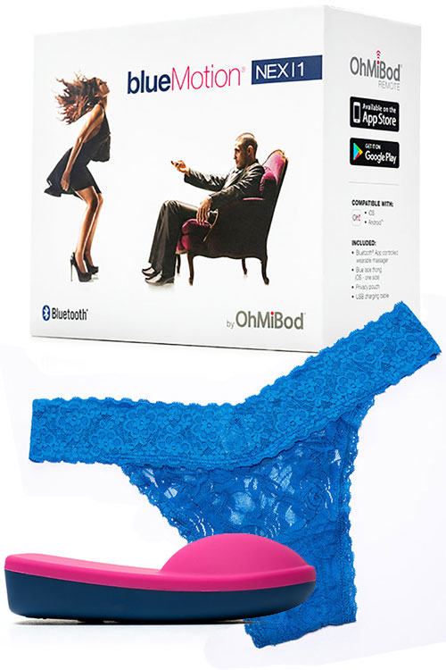 NEX1 BlueMotion Vibrating Panty With Remote & App (2nd Gen)