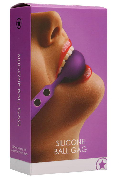 OUCH! Adjustable 1.7&quot; Silicone Ball Gag