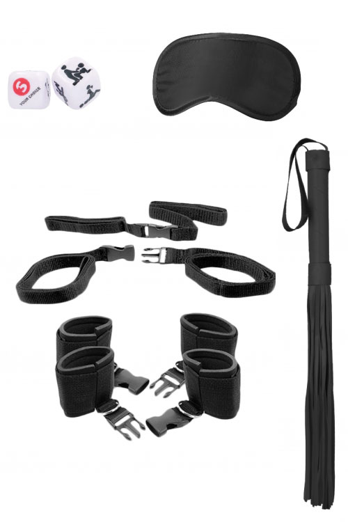 OUCH! Bed Post Bindings Restraining Kit & Accessories (12 Pce)