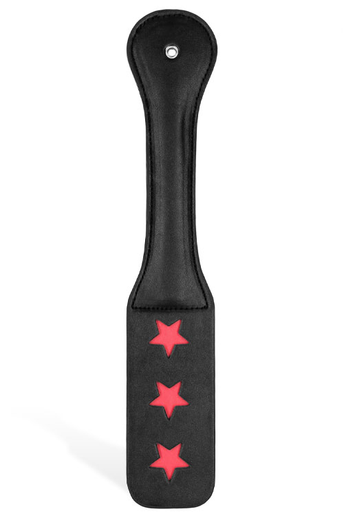Faux Leather Paddle With Stars
