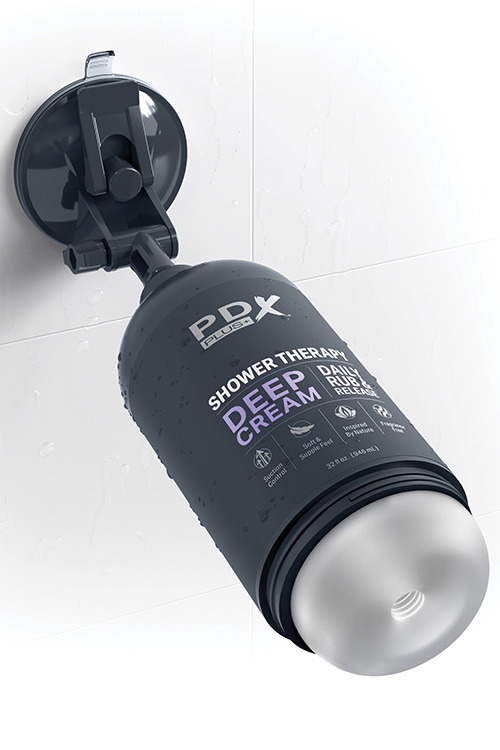 PDX Deep Cream 8.1&quot; Discreet Shower Bottle Stroker