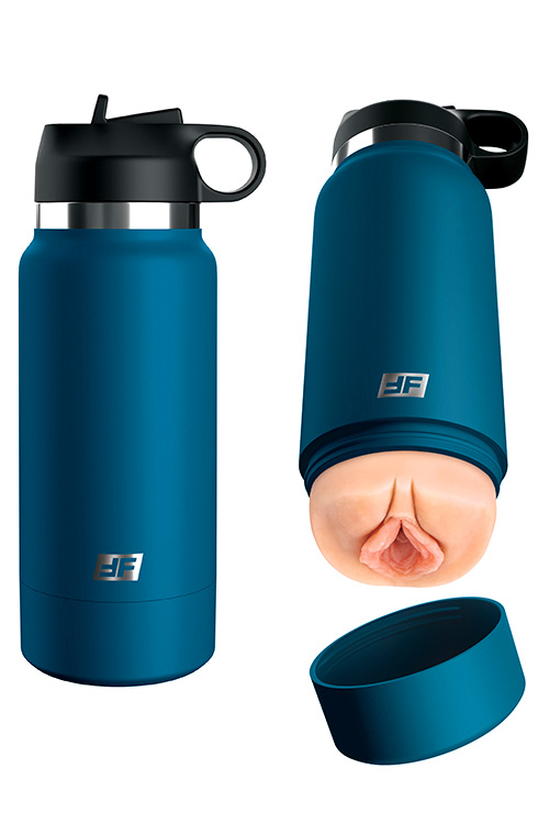 PDX Plus Fap Flask Private Pleaser 9.4&quot; Discreet Water Bottle Stroker