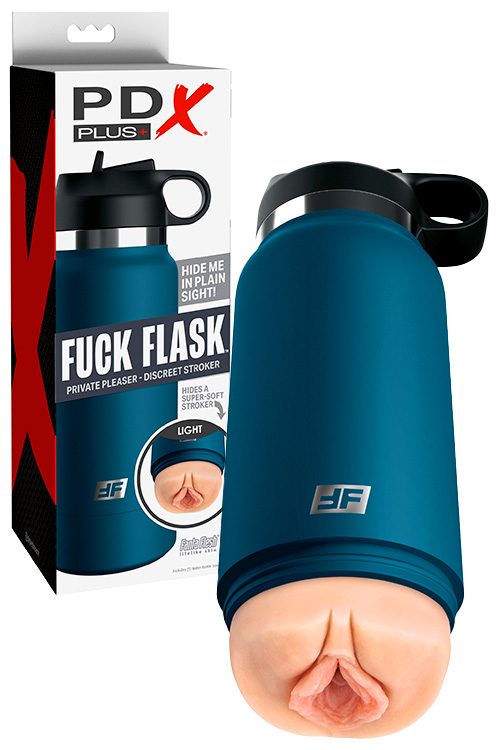 PDX Plus Fap Flask Private Pleaser 9.4&quot; Discreet Water Bottle Stroker