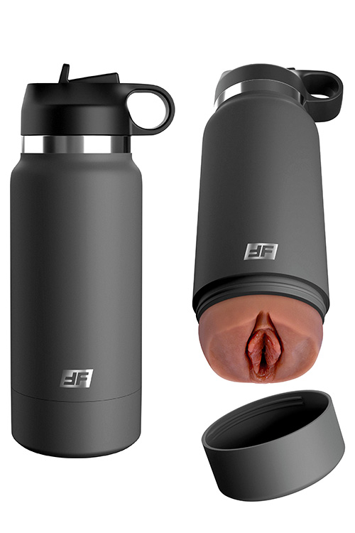 PDX Plus Fap Flask Secret Delight 9.4&quot; Discreet Water Bottle Stroker