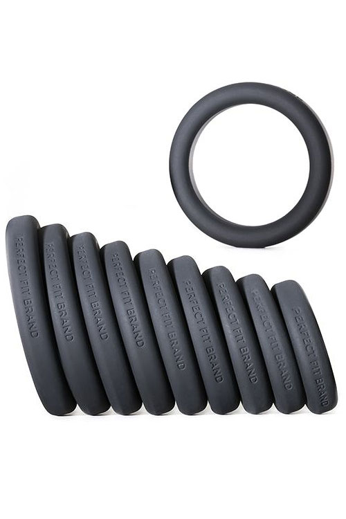 Perfect Fit 9 Piece Cock Ring Set