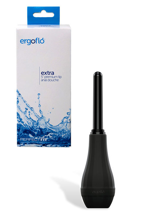 Perfect Fit Ergoflo Premium Anal Douche with 5&quot; Tip