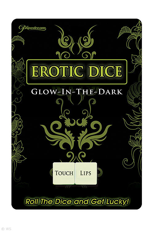 Pipedream Glow in the Dark Erotic Dice