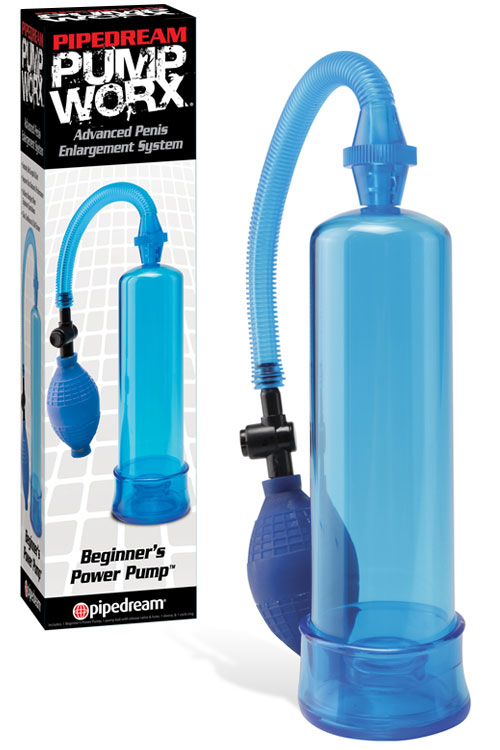 Pipedream Beginner's Power Penis Pump Blue