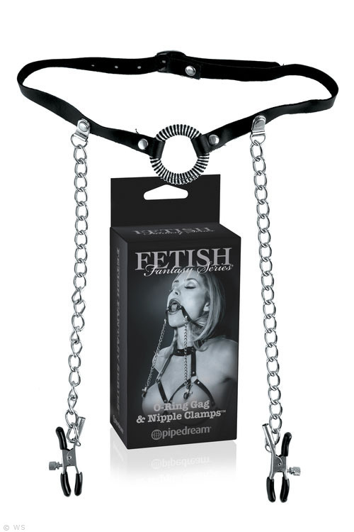Pipedream Fetish Fantasy Series Limited Edition O Ring Gag & Nipple Clamps