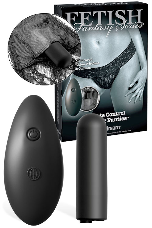 Pipedream Fetish Discreet Vibrating Panty With Remote (Standard Size)