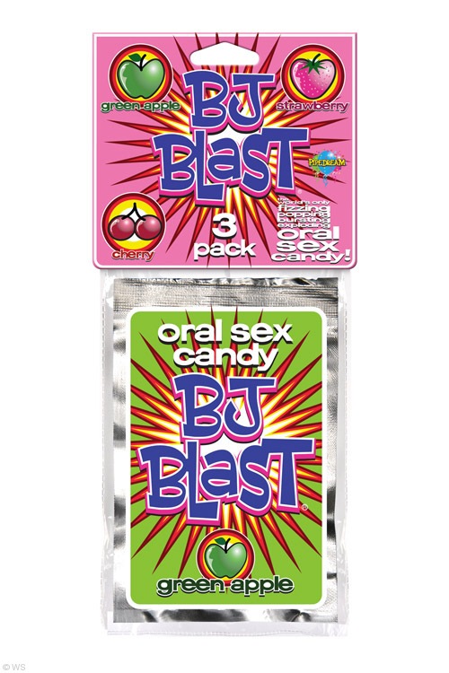 Pipedream BJ Blast (3 pack) Strawberry, Cherry and Green Apple