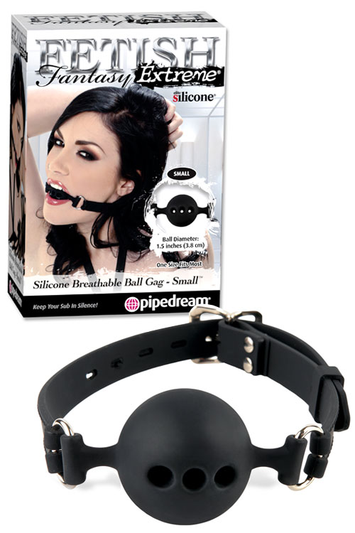 Pipedream Adjustable Small Breathable Silicone Ball Gag