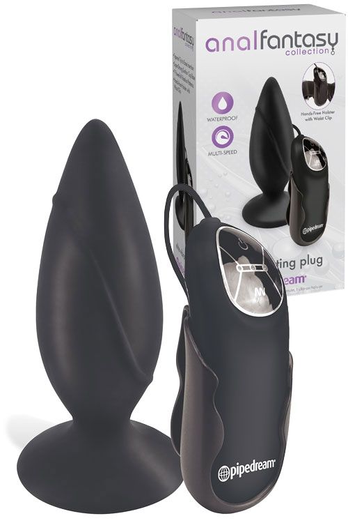 Vibrating 3.5" Butt Plug With Remote