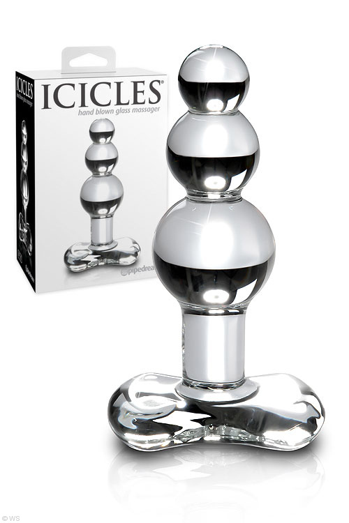 Pipedream 4.25&quot; Glass Anal Plug