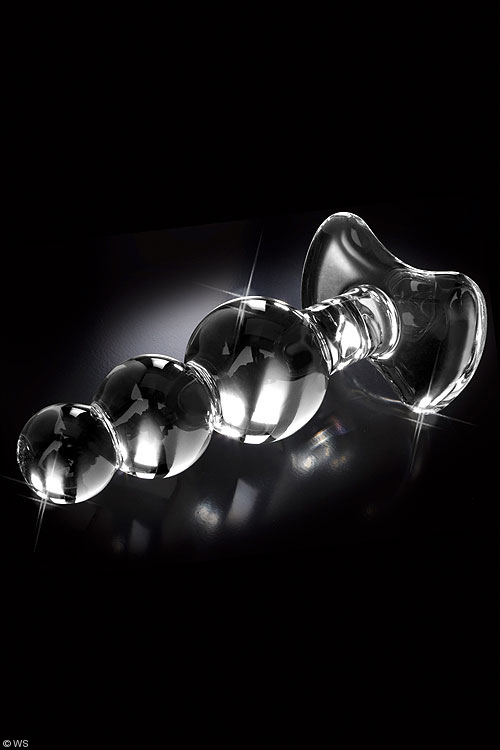 Pipedream 4.25&quot; Glass Anal Plug