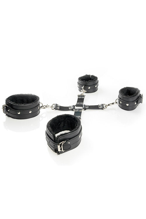 Pipedream Cumfy Hogtie With Faux Fur Lined Cuffs