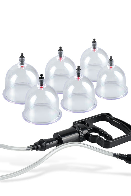 6 Pce Beginners Cupping Set