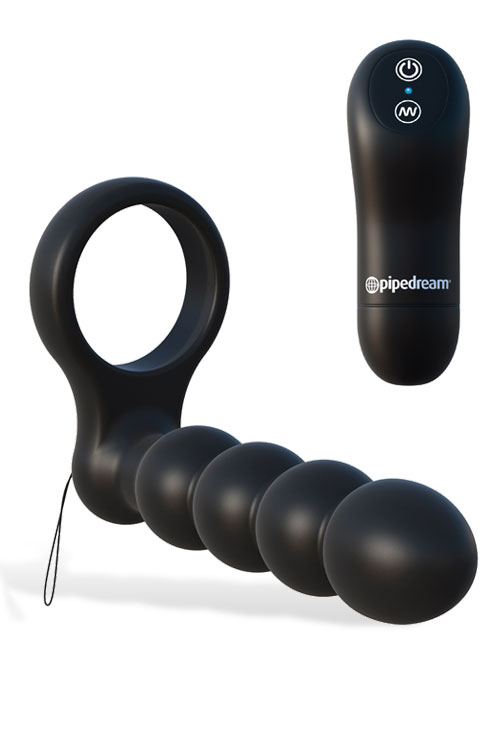 Remote Controlled Vibrating Double Penetrator Cock Ring
