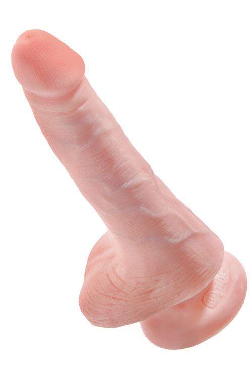 Pipedream King Cock 6&quot; Realistic Suction Cup Dildo