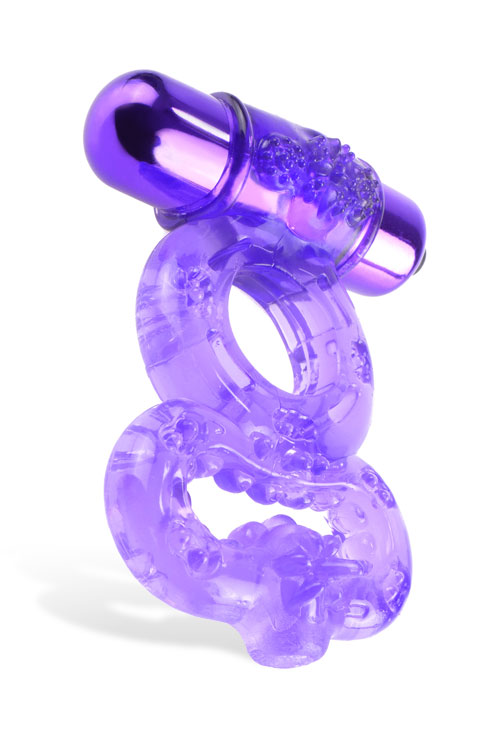 Pipedream Super Stretchy Vibrating Dual Cock Ring