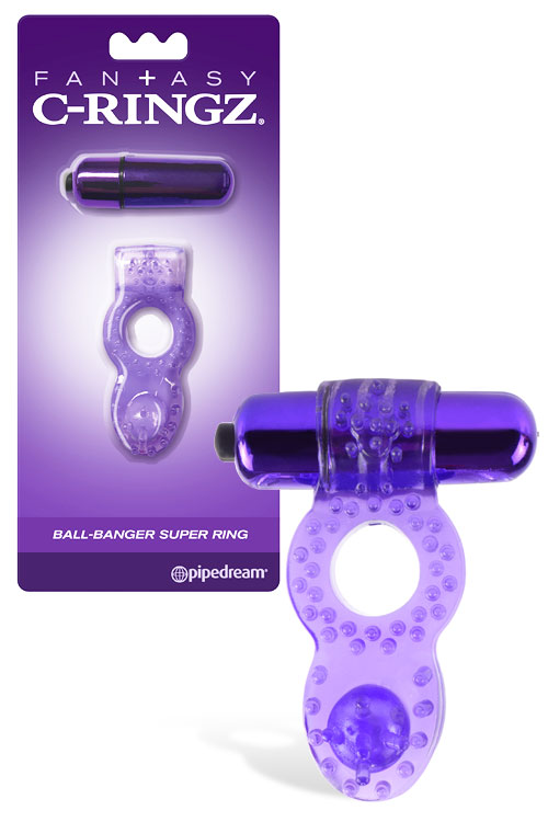 Pipedream Super-Stretchy Vibrating Dual Cock Ring