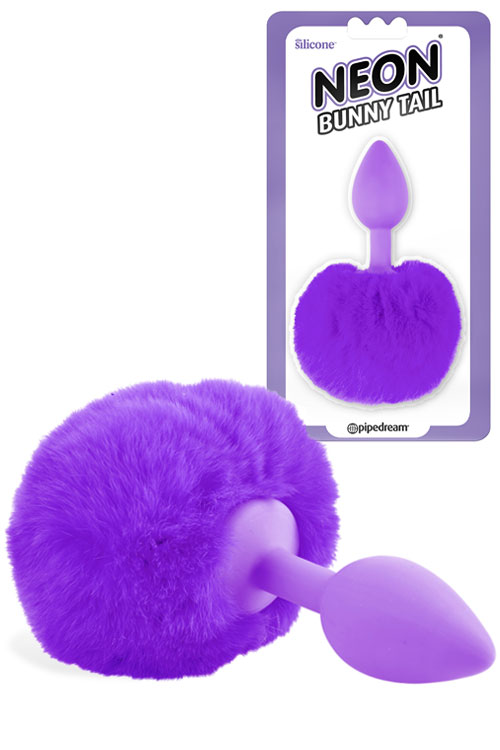 Bunny Tail 5" Silicone Butt Plug