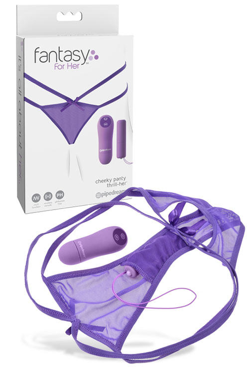 Remote-Controlled Vibrating Cheeky Panty