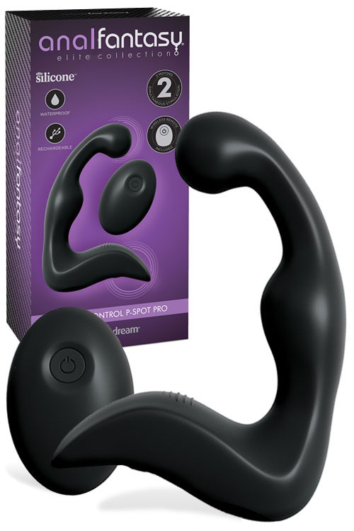 Dual-Motor 5.6" Silicone Prostate Massager with Remote