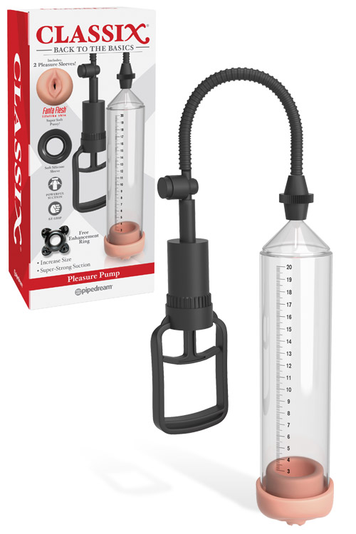 8.75" Super-Strong Suction Penis Pump - Pussy Entry