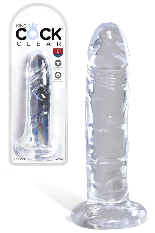 King Cock 6" Dildo With Suction Base