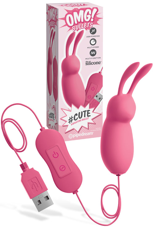 #Cute 3.25" Silicone Rabbit Clitoral Vibrator