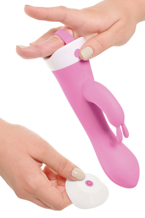 Wall Banger 7.8" Rabbit Vibrator With Remote