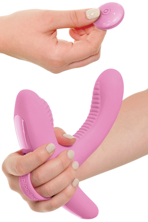 Rock N Grind 6.8" G-Spot Vibrator With Remote