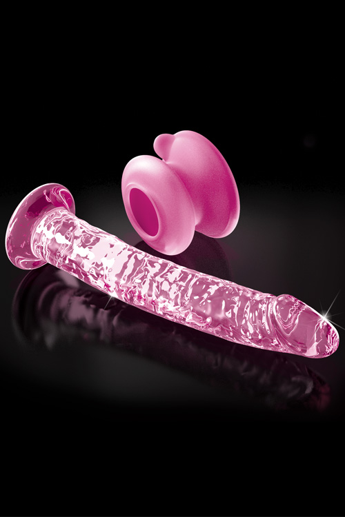 Pipedream 6.7&quot; Realistic Glass Dildo with Suction Base