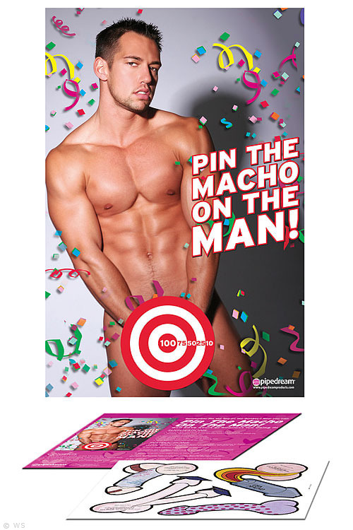 Pipedream Pin The Macho On The Man Game