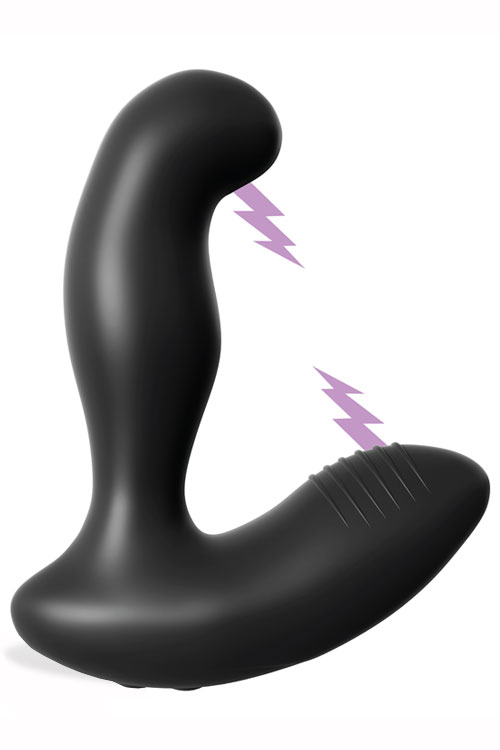 Pipedream Electro Stimulation Vibrating 5.25&quot; Silicone Prostate Massager