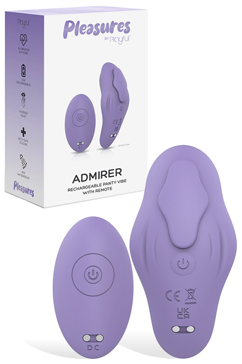 Playful Admirer 3.5&quot; Remote Controlled Panty Vibe