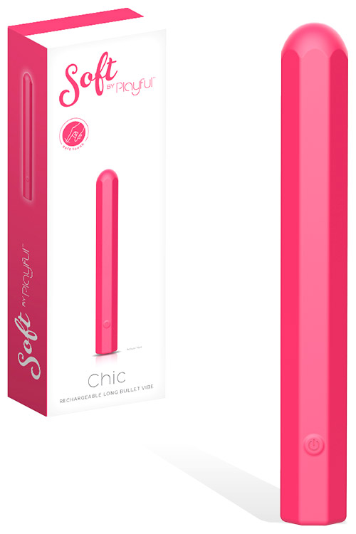 Playful Chic 5.6&quot; XL Super Soft Flexible Bullet Vibrator