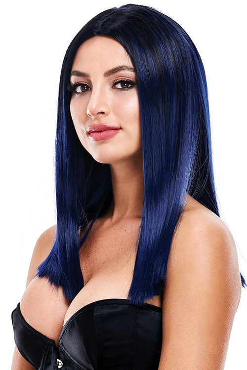 Pleasure Wigs Nicole Quality Deep Blue Wig