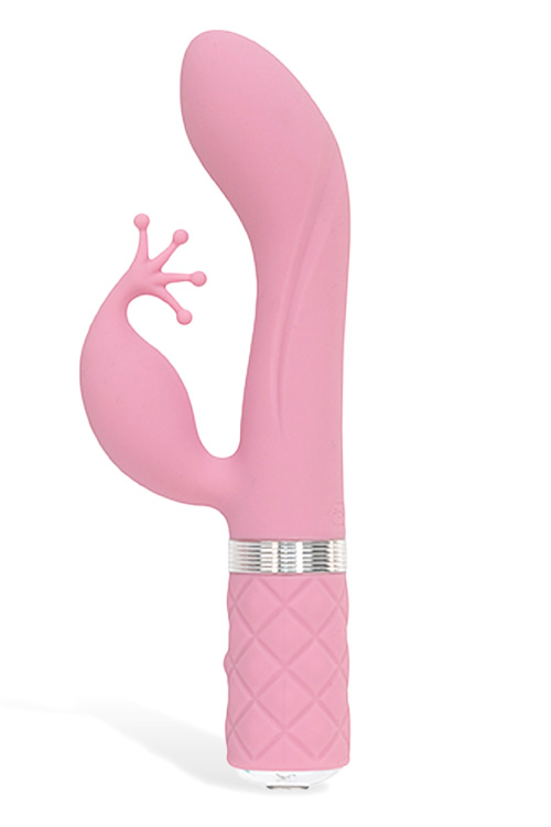 Pillow Talk Kinky 8.5&quot; Swarovksi Crystal Rabbit Vibrator
