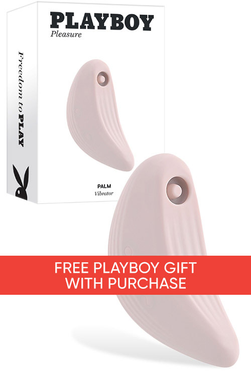Playboy Palm 3.8&quot; Tapping Clitoral Vibrator