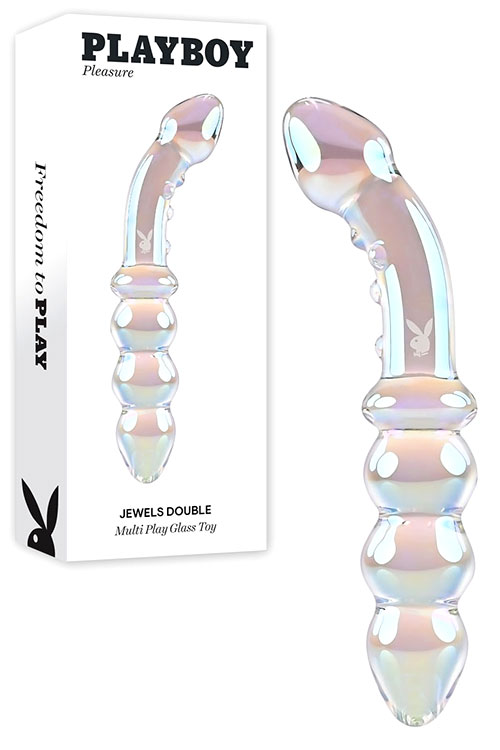 Jewels Double 6.7" Glass Double Ended Dildo