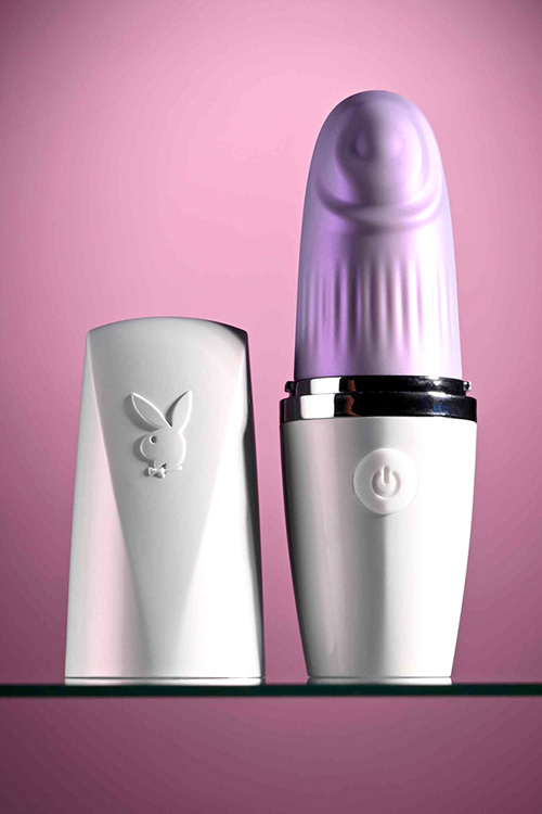 Playboy Getaway 5.6&quot; Tapping Lipstick Bullet Vibrator