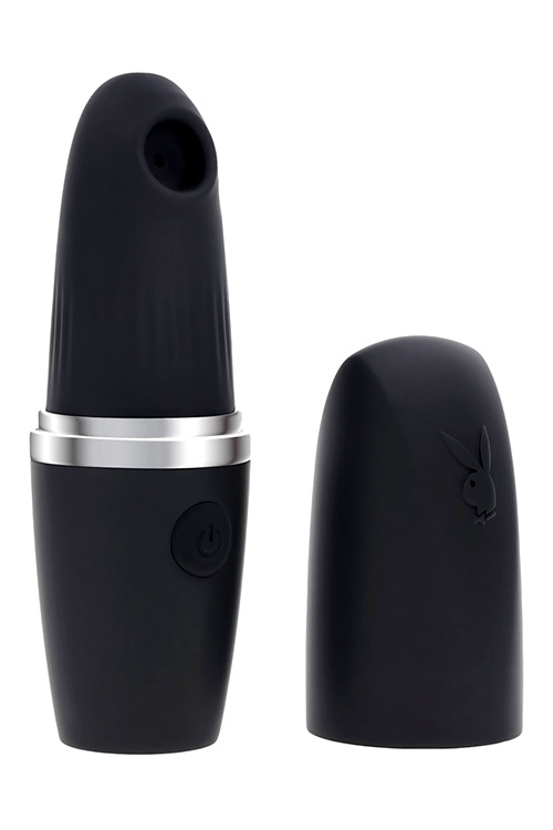 Playboy Excursion 5.6&quot; Clitoral Suction Lipstick Vibrator